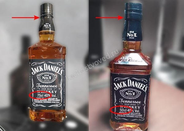 Jack Daniels как распознать, что подделка лучше